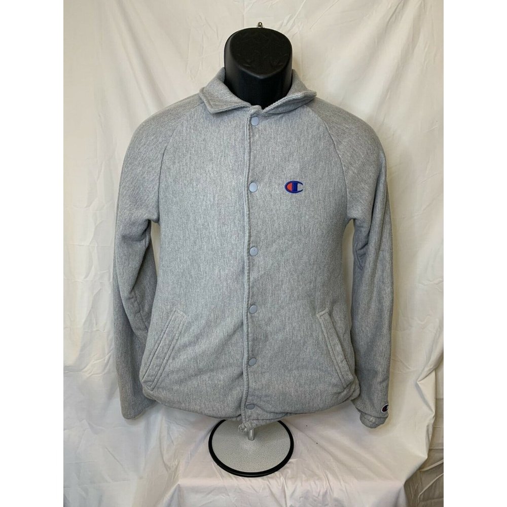 Champion Reverse Weave Snap Button Jacket Size Me… - image 1